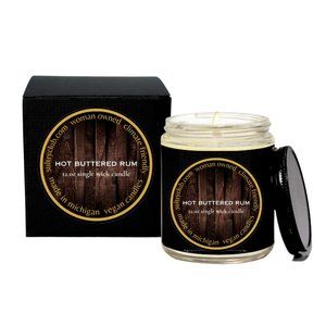 Buttered Rum Single Wick Candle by Sultry Club